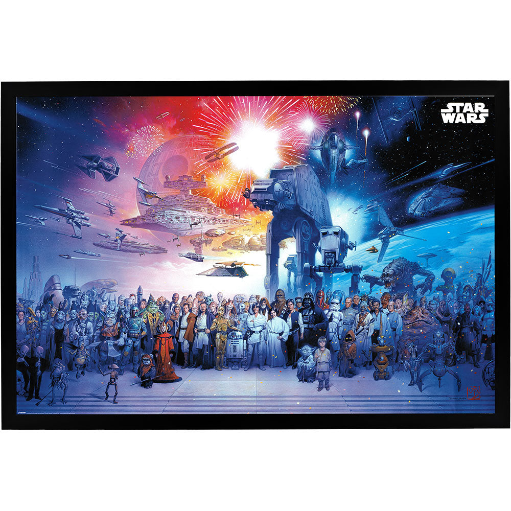 Star Wars Classic - Universe Poster Framed