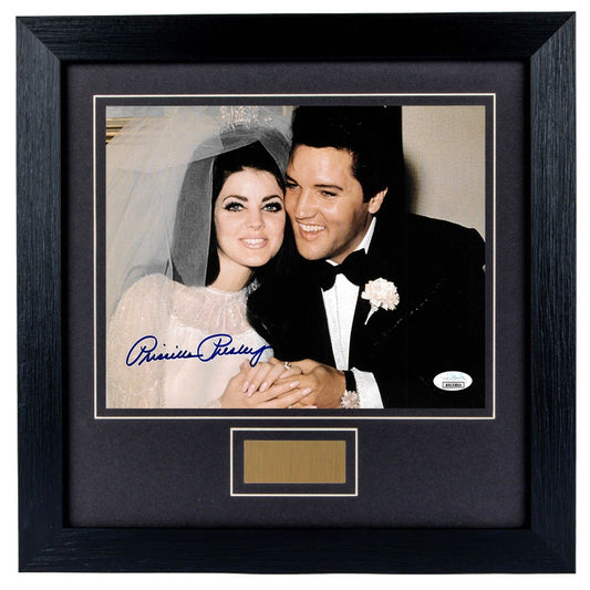 Priscilla Presley Personally Signed Wedding to Elvis v2 8 x 10 Photograph Framed