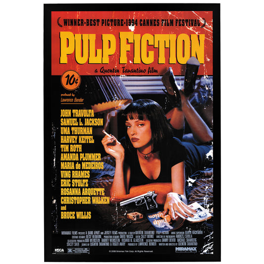 Pulp Fiction Movie Poster Framed