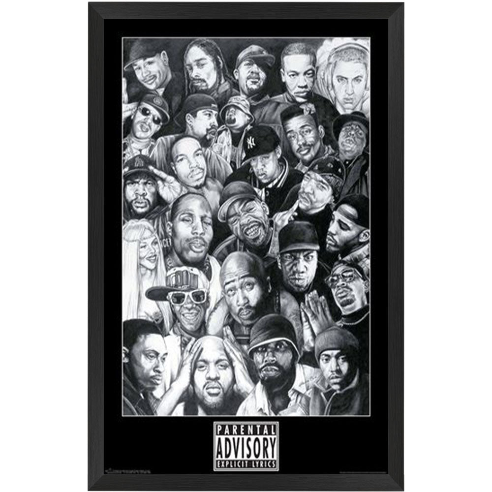 Rap Gods 2015 Poster Framed