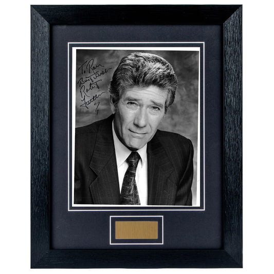 Robert Fuller Personally Signed Personalised portrait 8 x 10 Photograph Framed