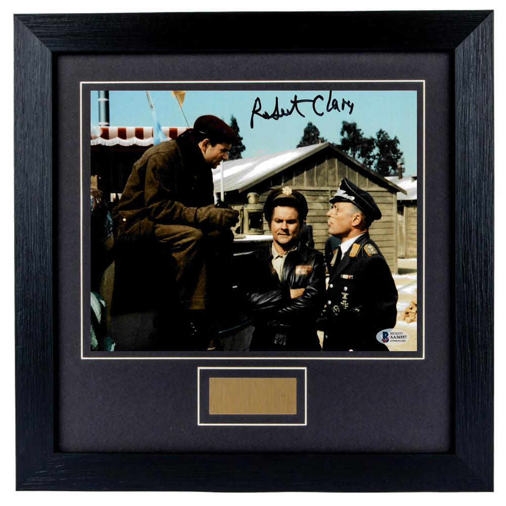 Robert Clary Personally Signed Hogan's Heroes V2 8 x 10 Photograph Framed