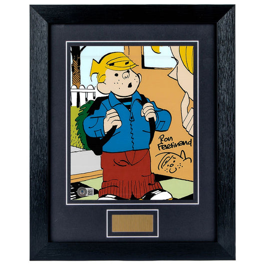 Ron Ferdinand Personally Signed Dennis the Menace 8x10 Photograph Framed