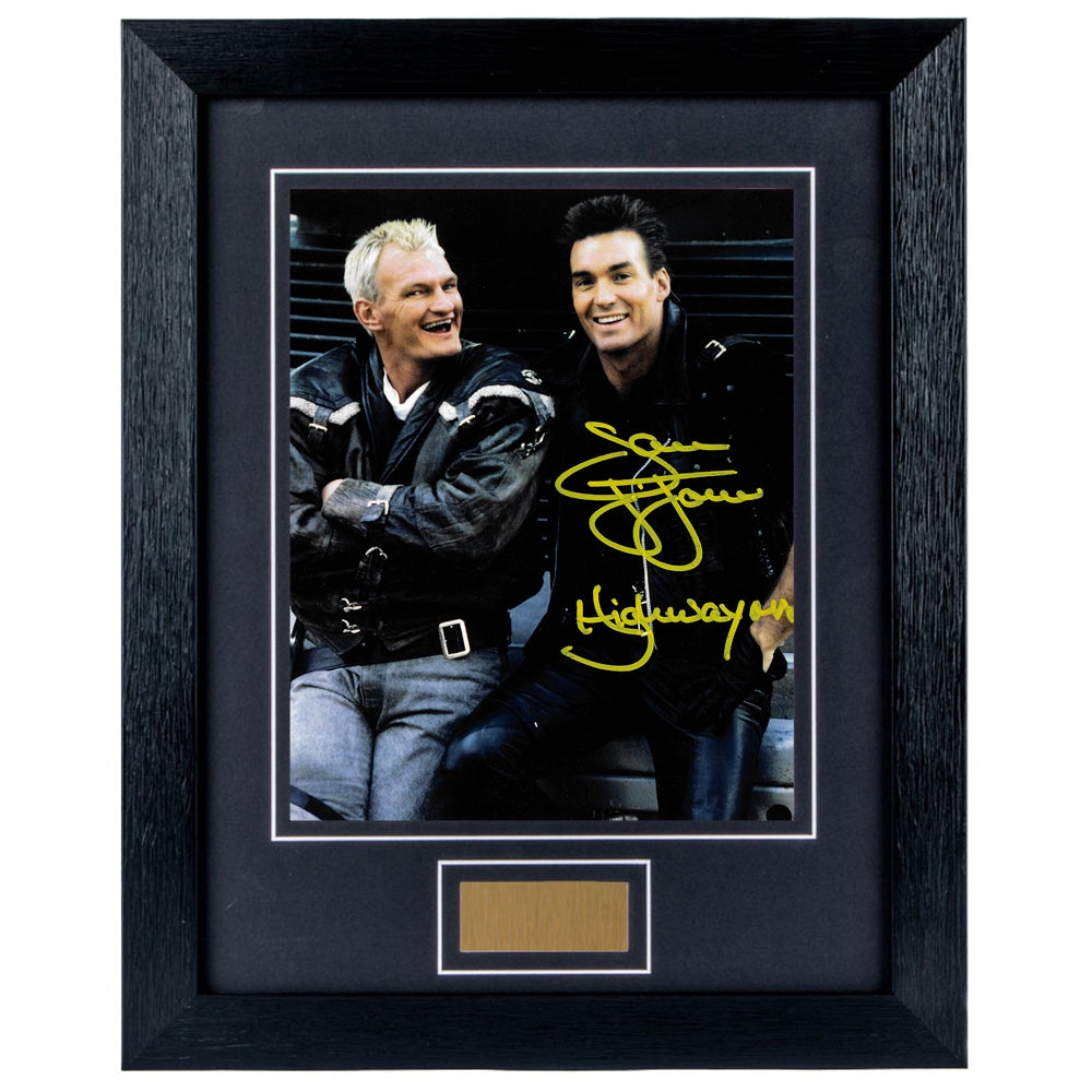Sam J Jones Personally Signed Highway Man V10 8 x 10 Photograph Framed