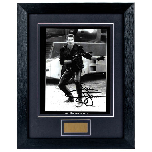 Sam J Jones Personally Signed Highway Man V12 8 x 10 Photograph Framed