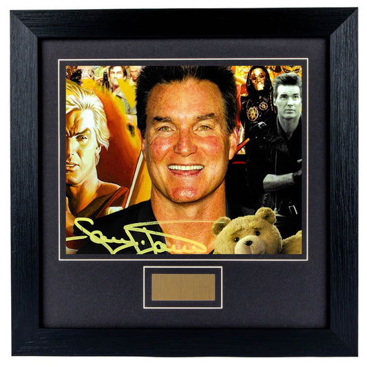 Sam J Jones Personally Signed Collage 8 x 10 V7 Photograph Framed
