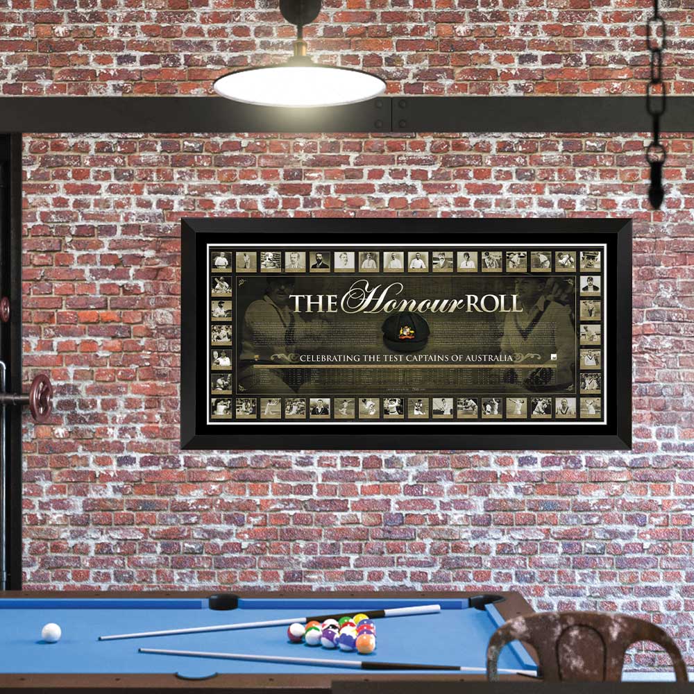 Australian Cricket The Honour Roll Limited Edition Frame Print