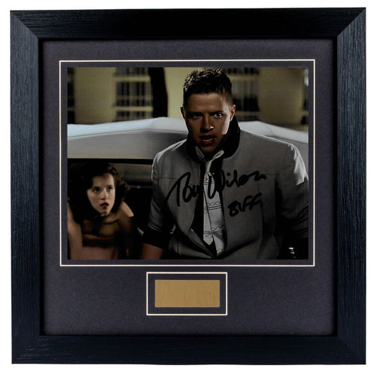 Thomas F Wilson Personally Signed Back To The Future V3 8 x 10 Photograph Framed