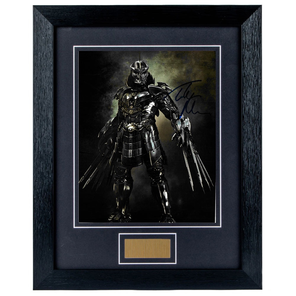 Tohoru Masmune Personally Signed Teenage Mutant Ninja Turtles 2014 V4 8 x 10 Photograph Framed