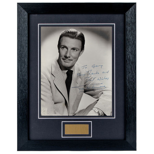 Tom Helmore Personally Signed Personalised Portrait  8 x 10 Photograph Framed