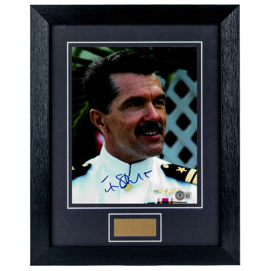 Tom Skerritt Personally Signed Top Gun V2 8 x 10 Photograph Framed