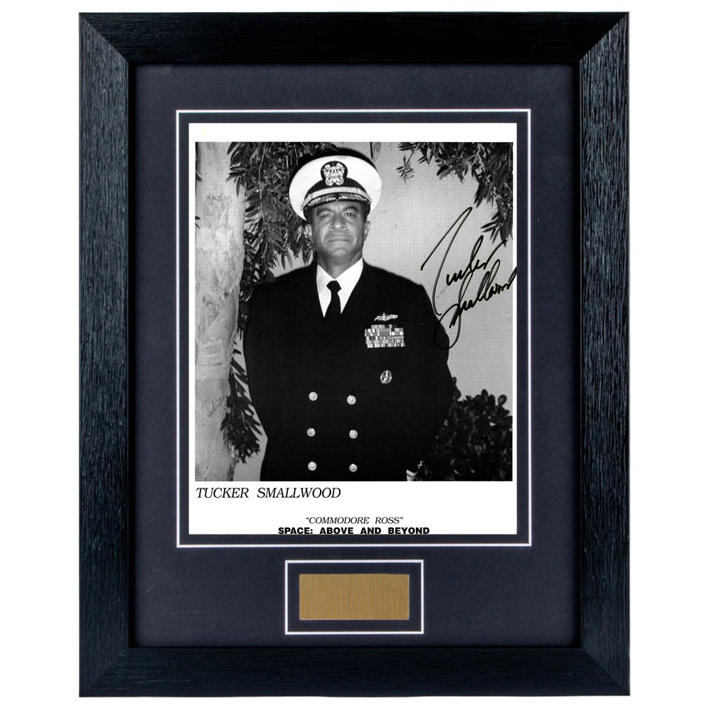 Tucker Smallwood Personally Signed Space Above and Beyond 8 x 10 Photograph Framed