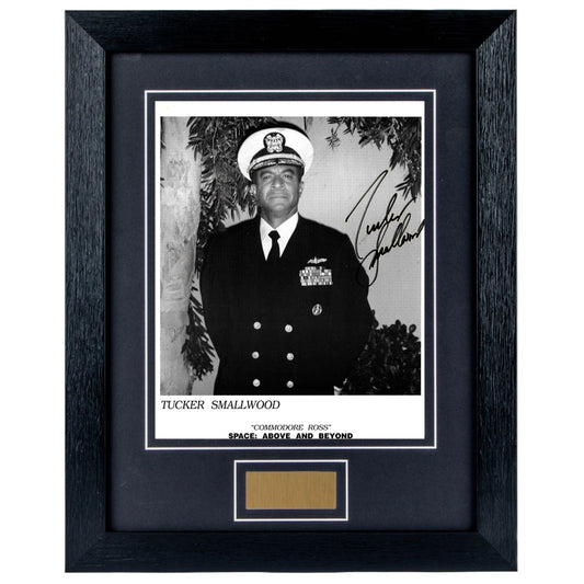 Tucker Smallwood Personally Signed Space Above and Beyond 8 x 10 Photograph Framed