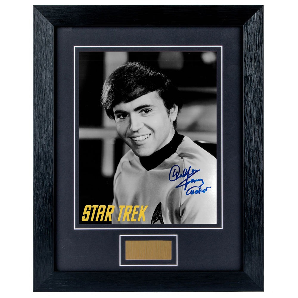 Walter Koenig Personally Signed Star Trek V2 8 x 10 Photograph Framed