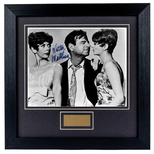 Walter Matthau Personally Signed The Odd Couple 8 x 10 Photograph Framed
