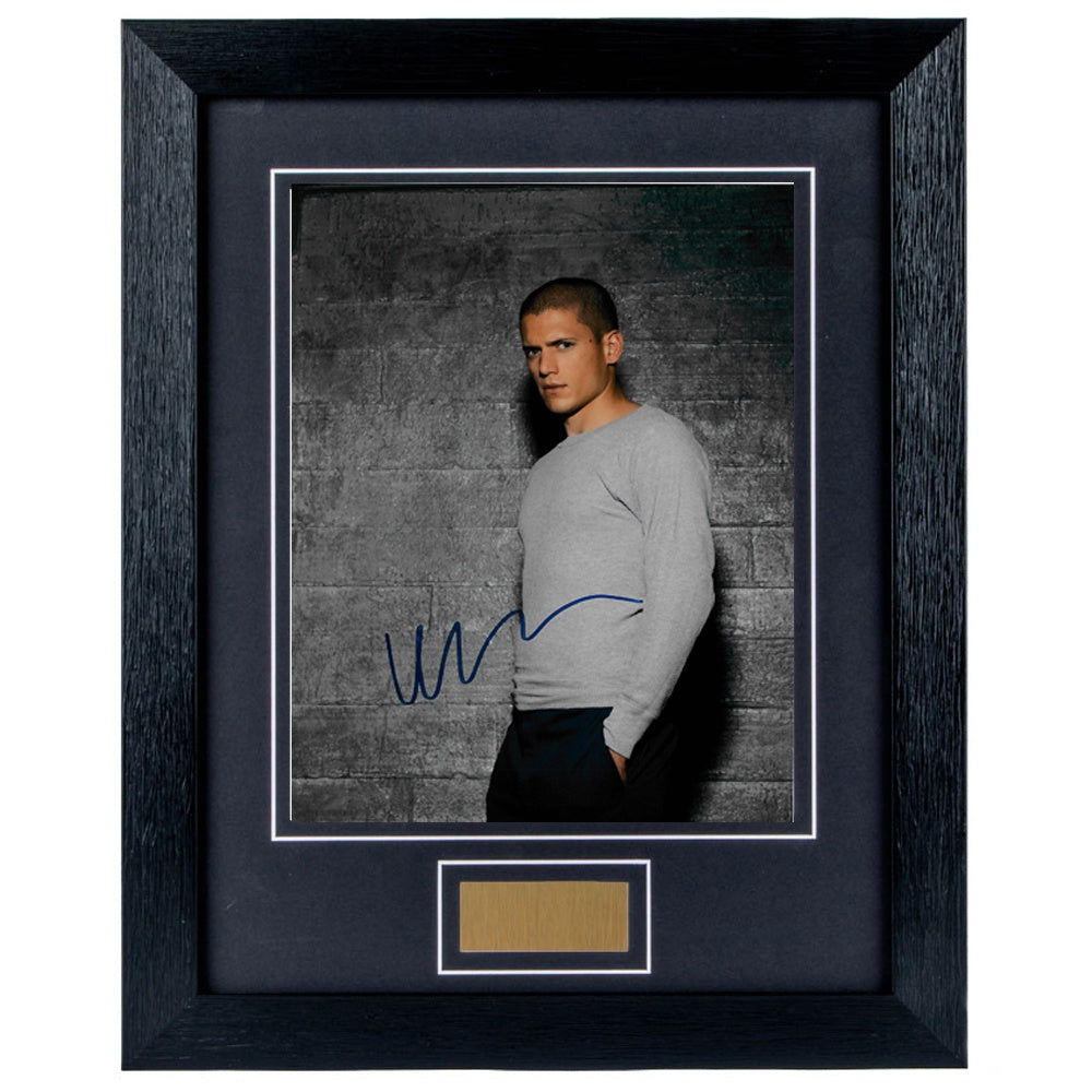 Wentworth Miller Personally Signed Prison Break 8 x 10 Photograph Framed