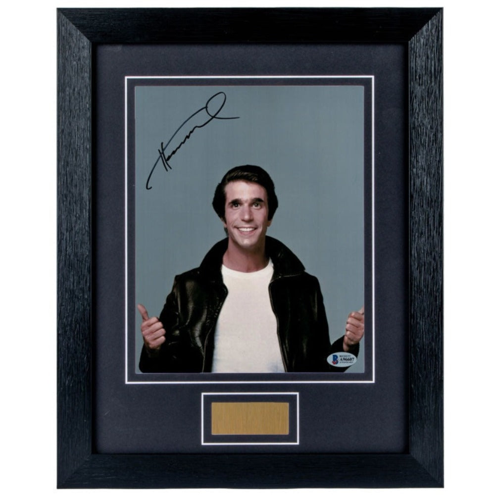 Henry Winkler Happy Days Signed Framed Photo 8