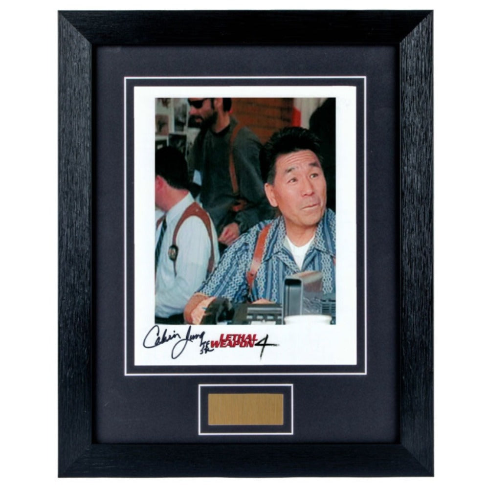 Calvin Jung Lethal Weapon Signed Framed Photo