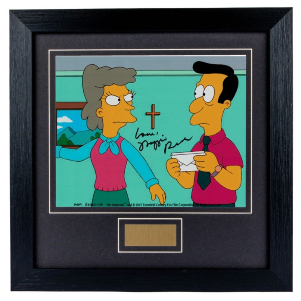 Maggie Roswell Simpson Signed Framed Photo 1