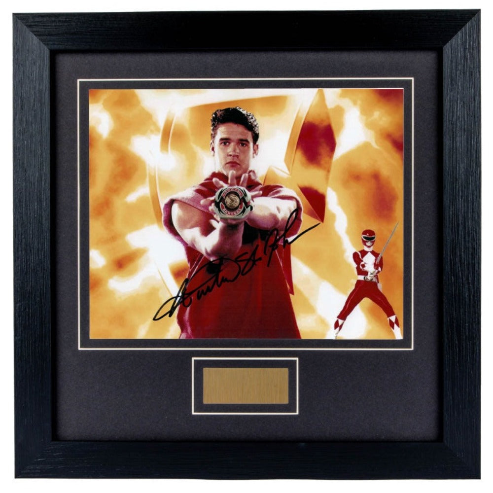 Austin St John Power Rangers Signed Framed Photo 2