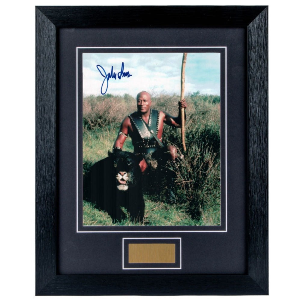 John Amos Beastmaster Signed Framed Photo