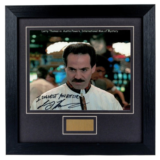 Larry Thomas Austin Powers Signed Framed Photo