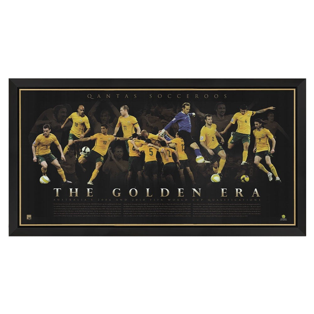 Socceroos The Golden Era framed