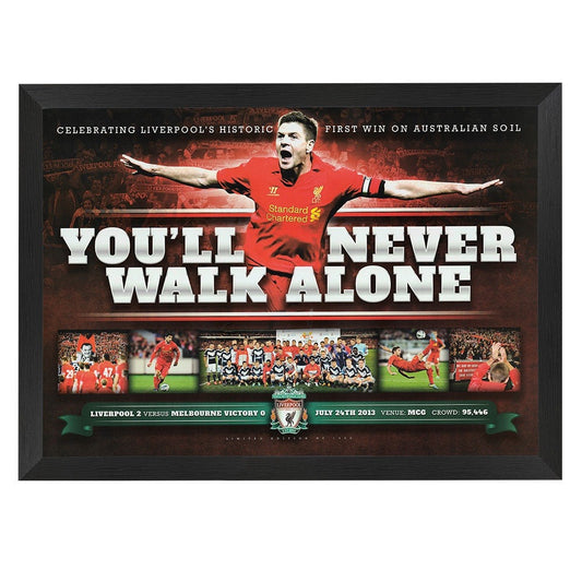 Liverpool Never Walk Alone Framed