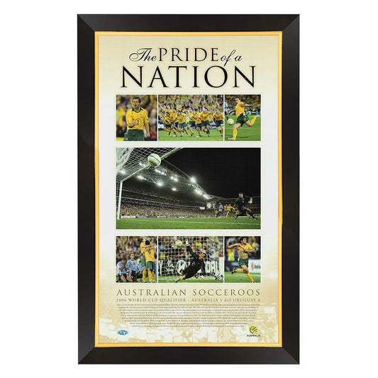 Socceroos Pride Of A Nation Framed