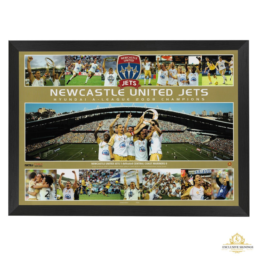 2008 Newcastle Jets Premiers Framed