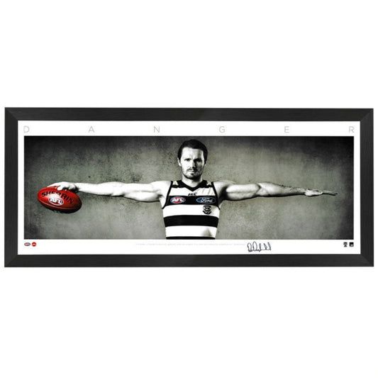 Geelong Cats Patrick Dangerfield Framed Mini Wings Framed