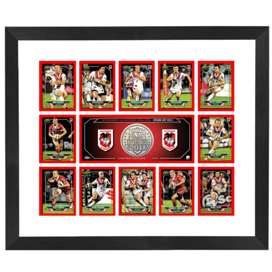 St George Dragons Of 2011 Print Framed