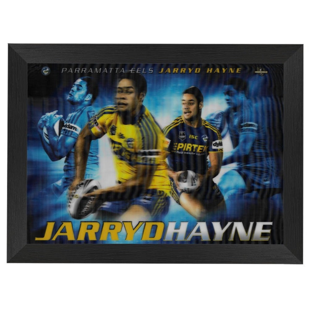 Parramatta Eels Jarryd Hayne Lenticular Framed