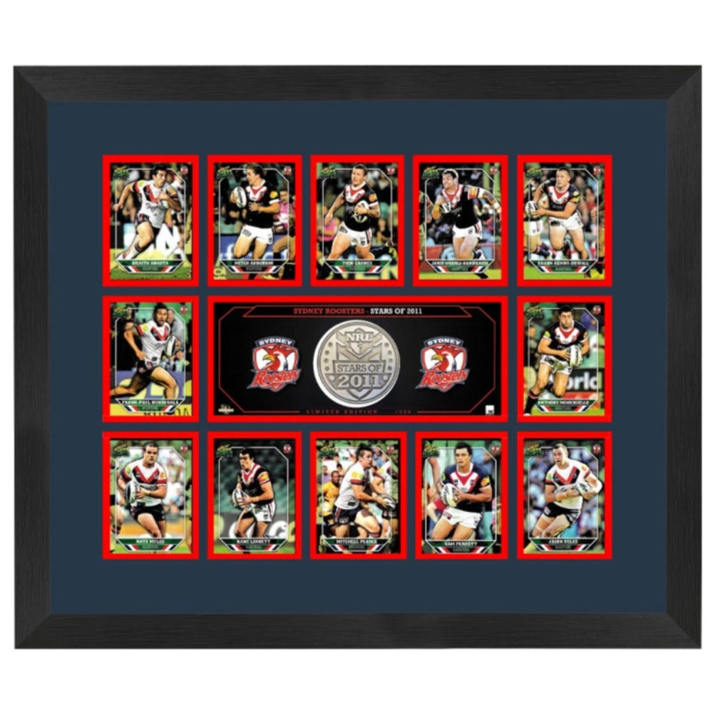 Sydney Roosters Stars Of 2011 Framed