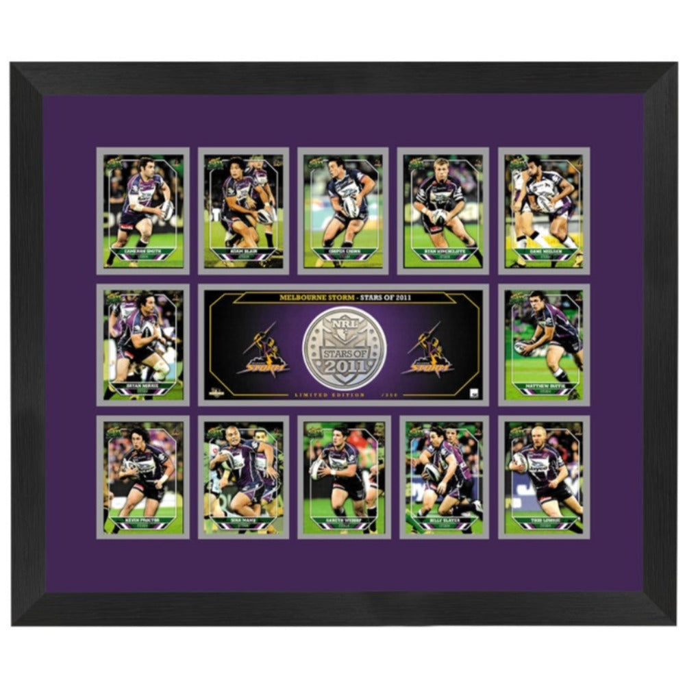 Melbourne Storm Stars Of 2011 Framed