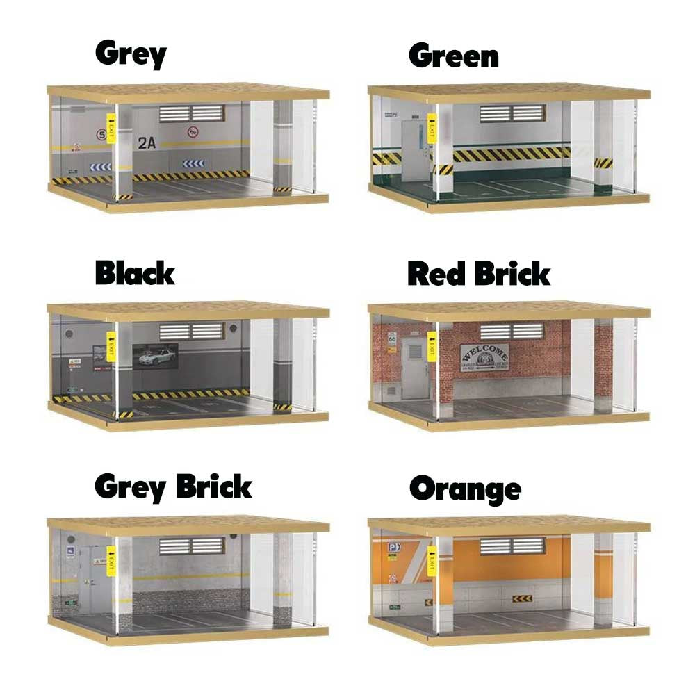 1:24 Scale Model Car Parking Garage - 2 Car