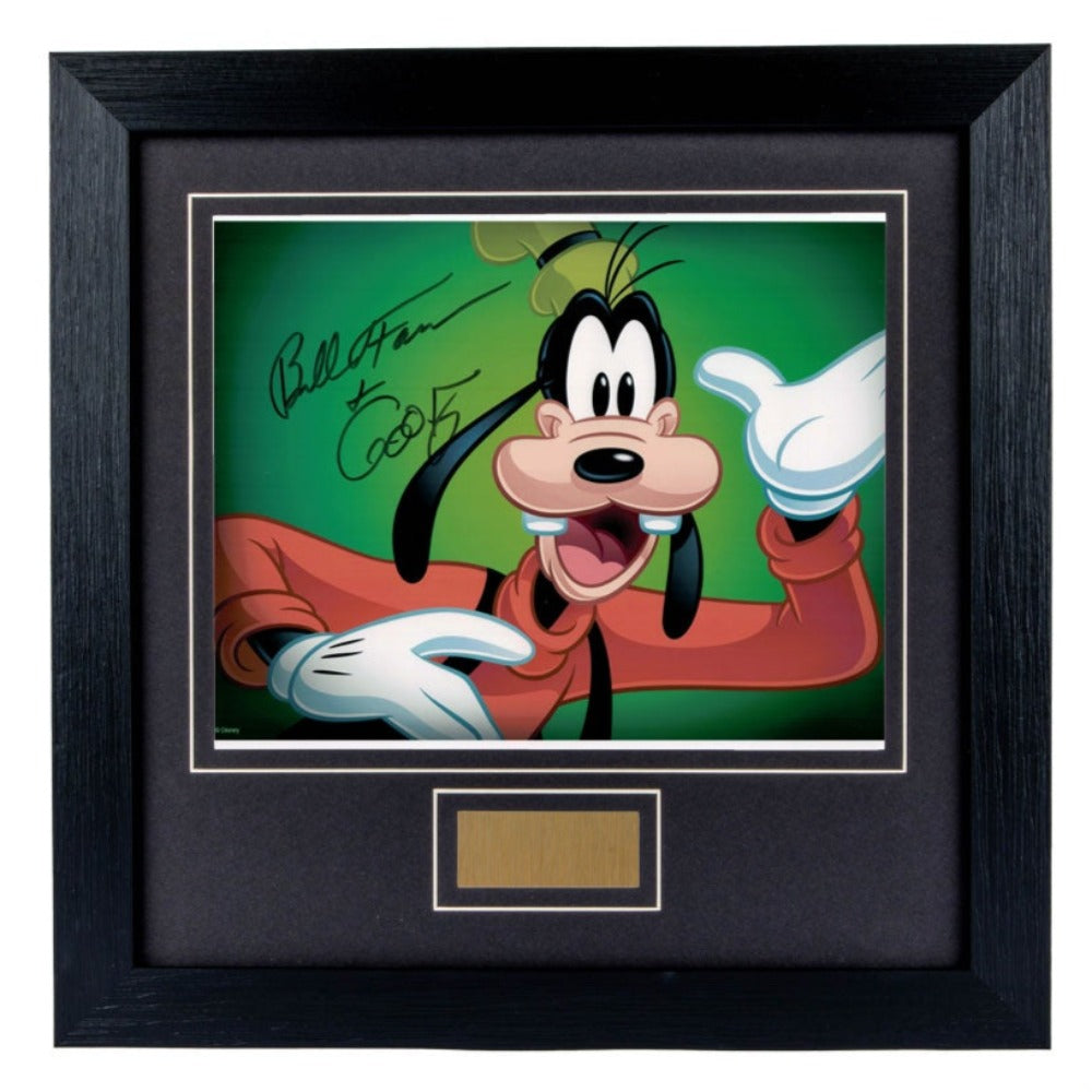 Bill Farmer Goofy signed framed photo 1