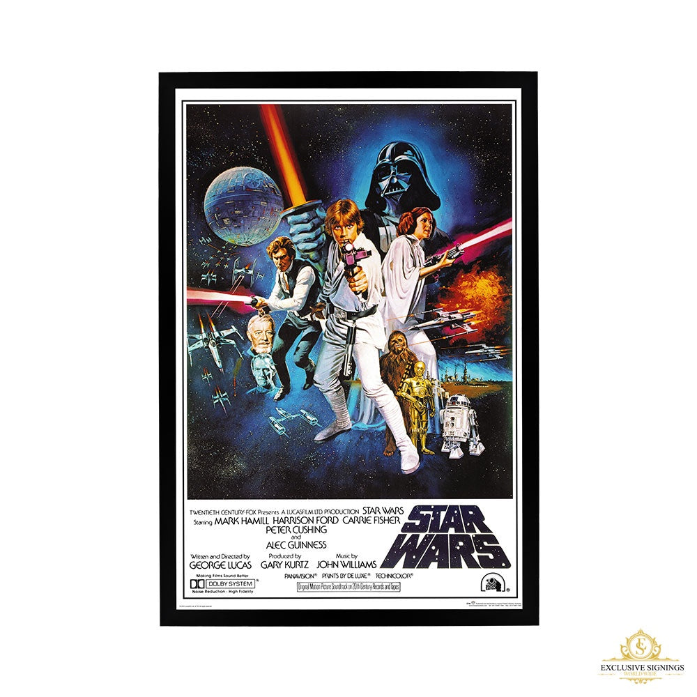 Star Wars - A New Hope Poster Framed – exclusivesignings