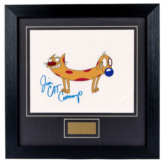 Jim Cummings Personally Signed CatDog 8x10 Photograph Framed