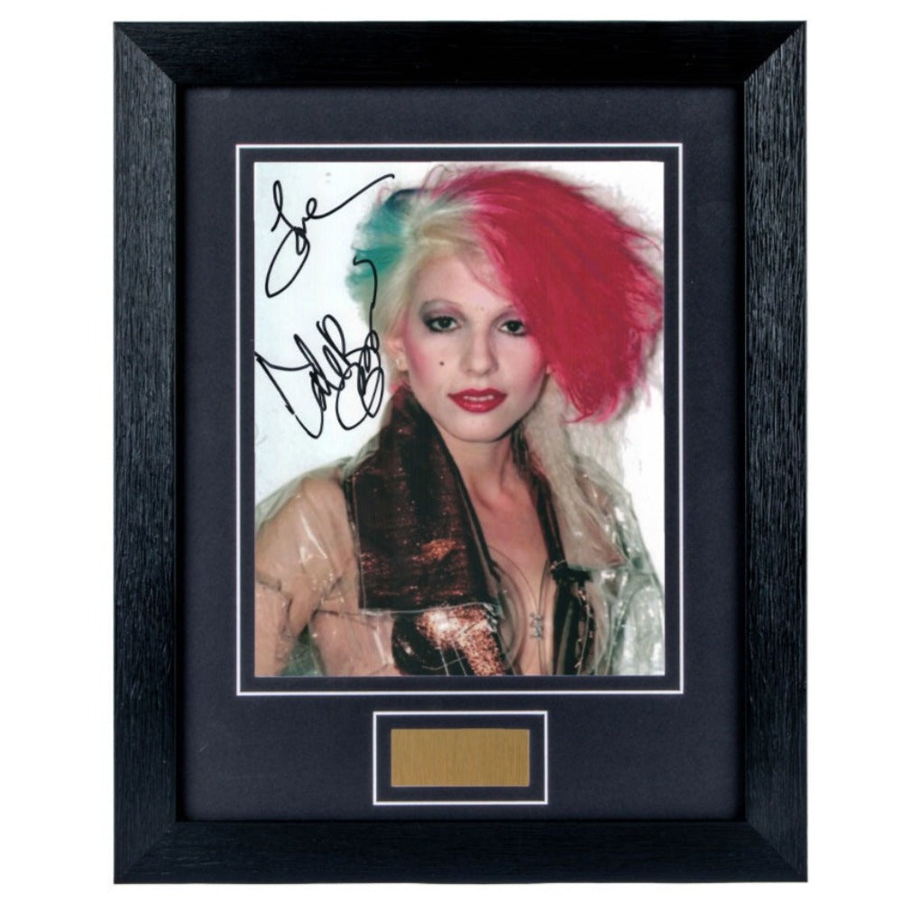 Dale Bozzio Missing Persons Signed Framed Photo
