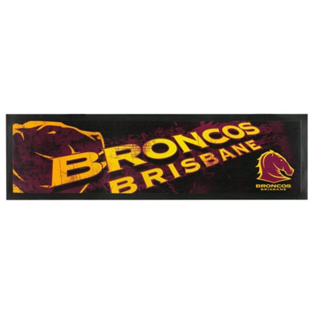 Brisbane Broncos Logo Bar Runner