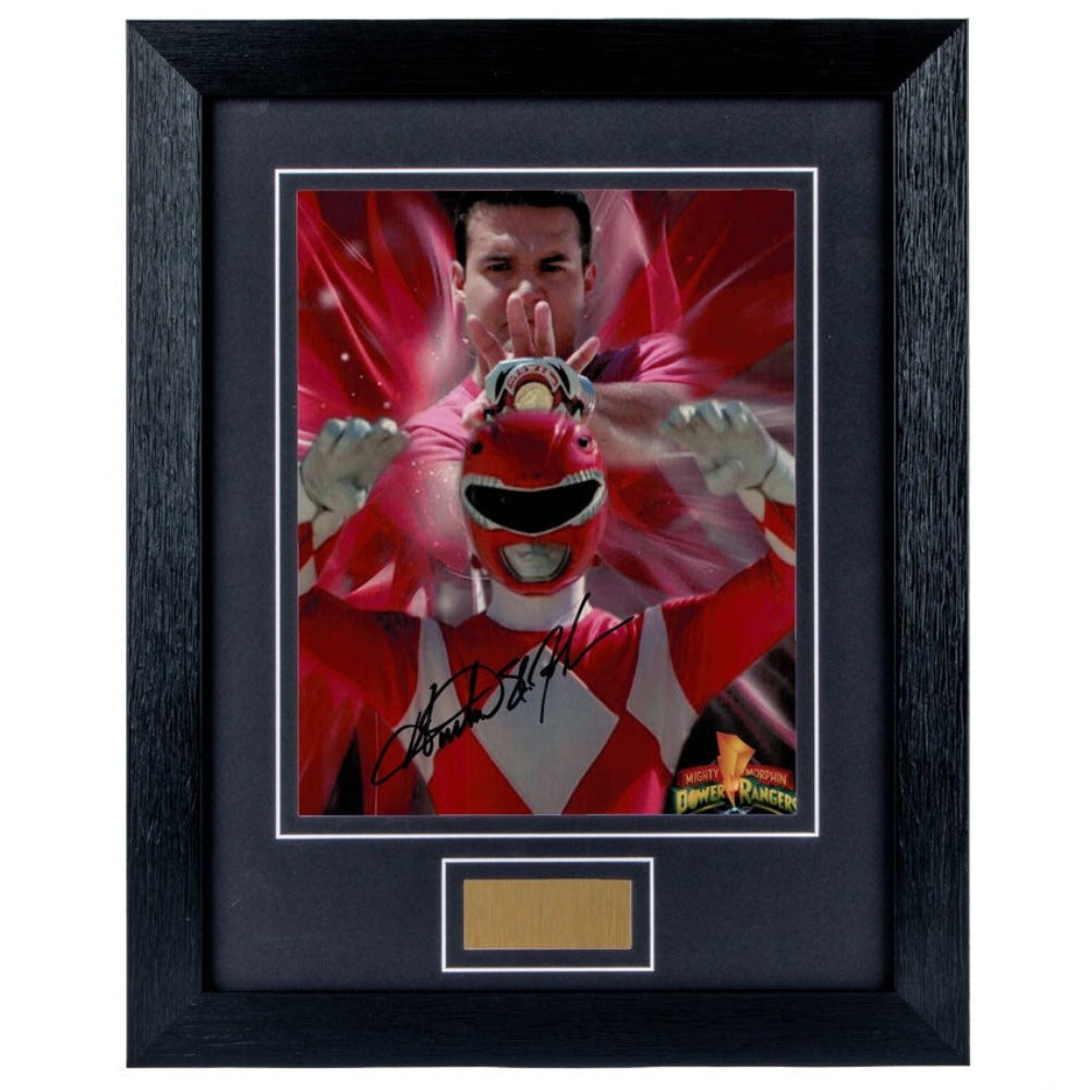 Austin St John Power Rangers Signed Framed Photo 3