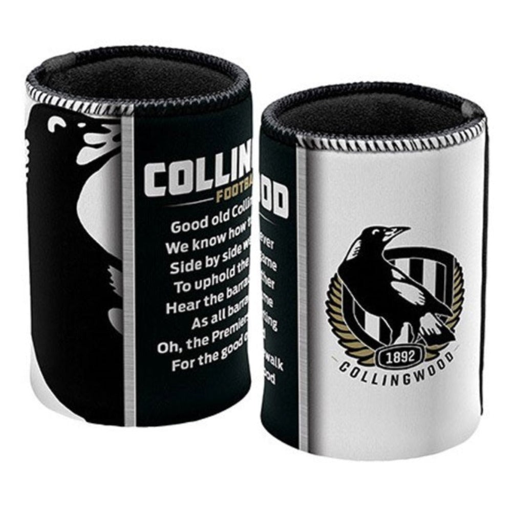 COLLINGWOOD TEAM SONG CAN COOLER
