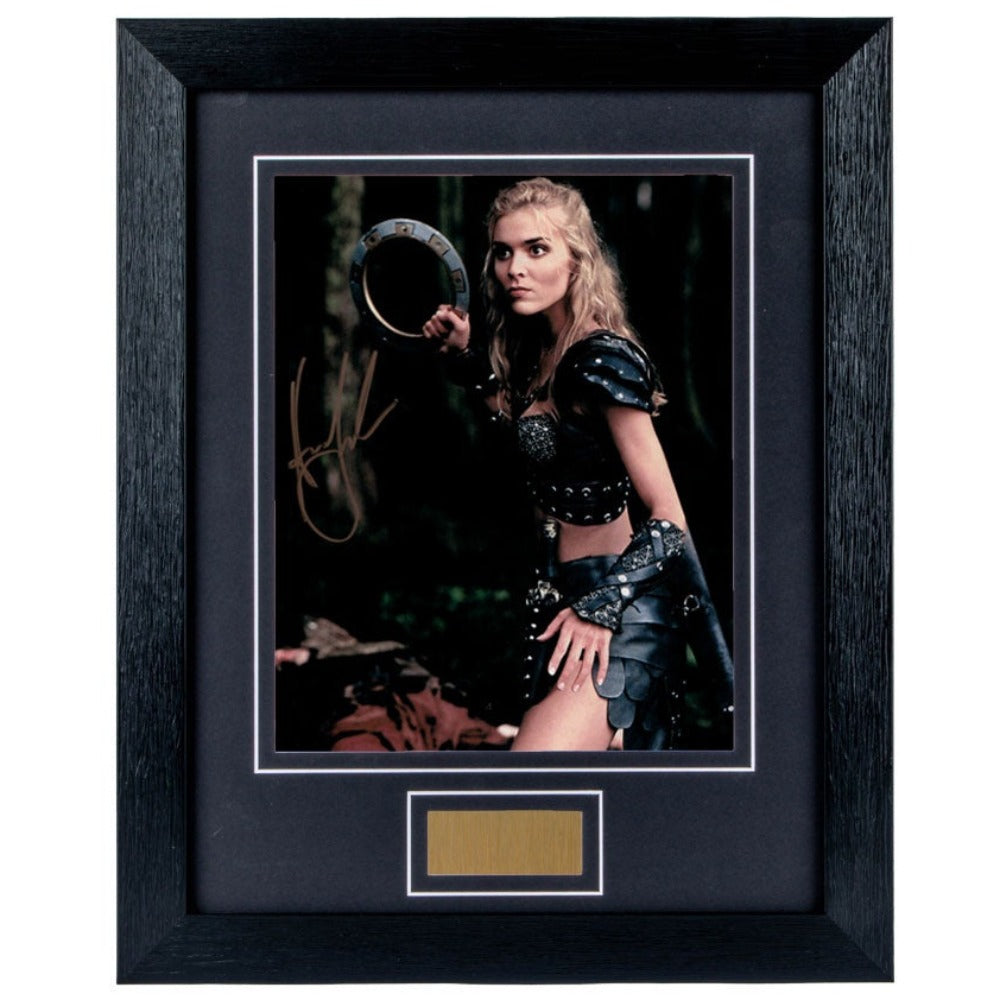 Hudson Leick Xena Warrior Princess Signed Framed Photo