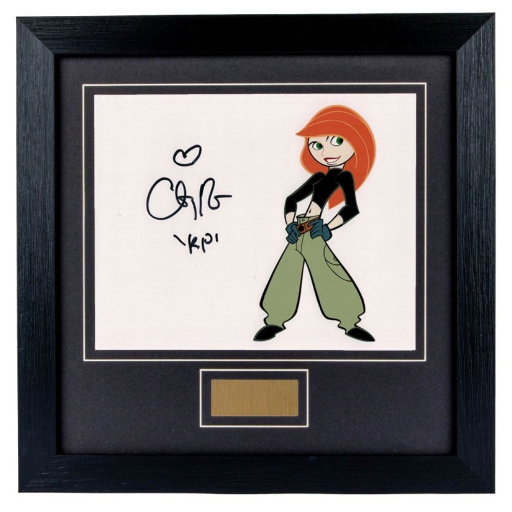 Christy Carlson Romano Kim Possible Signed Framed Photo 2
