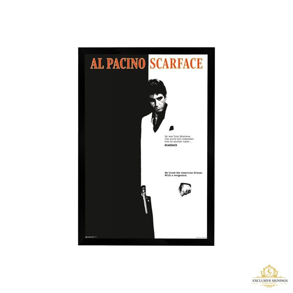Scarface Poster Framed – exclusivesignings