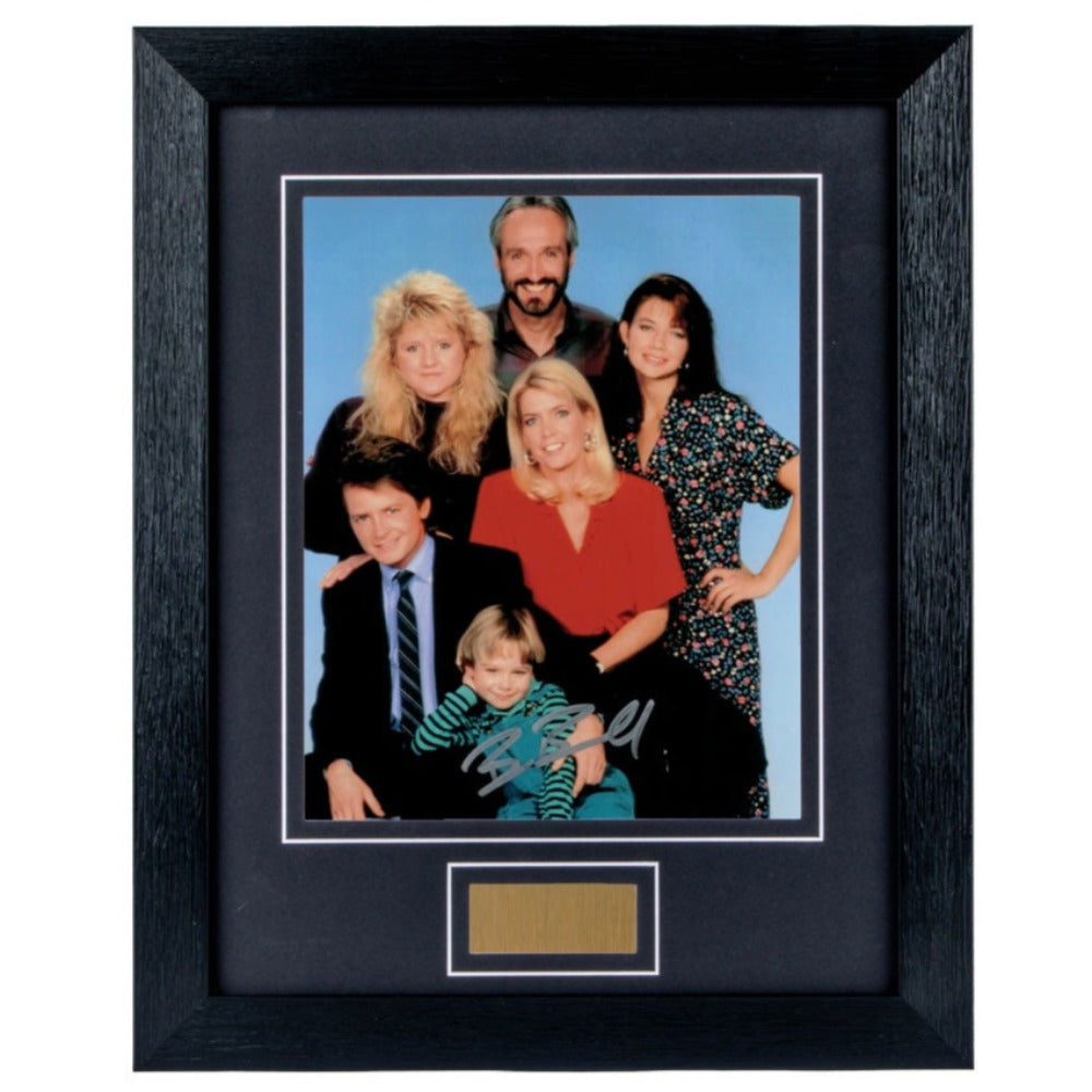 Brian Bonsall Family Ties Signed Framed Photo