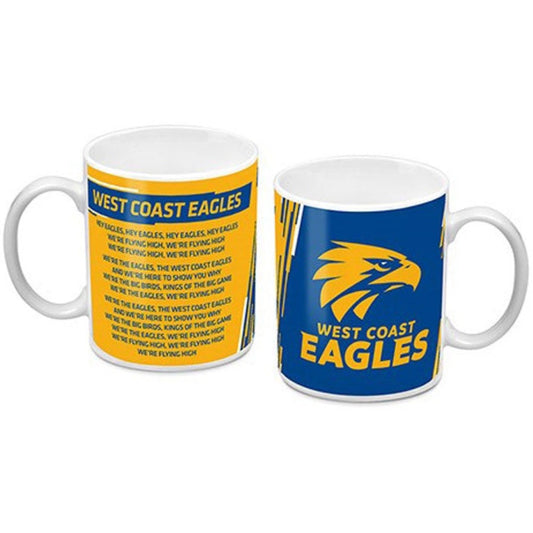 WEST COAST EAGLES LOGO & SONG MUG