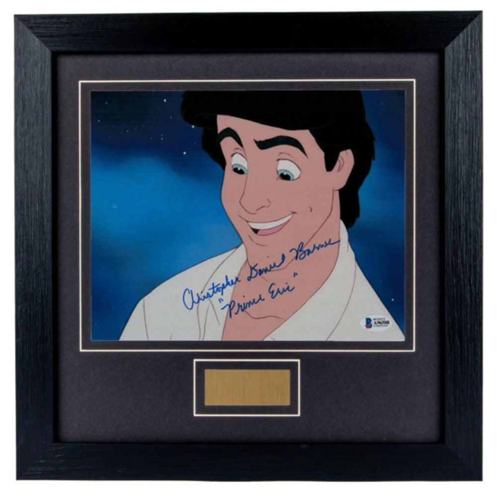 Christopher Barnes The Little Mermaid Signed Framed Photo 2 BAS