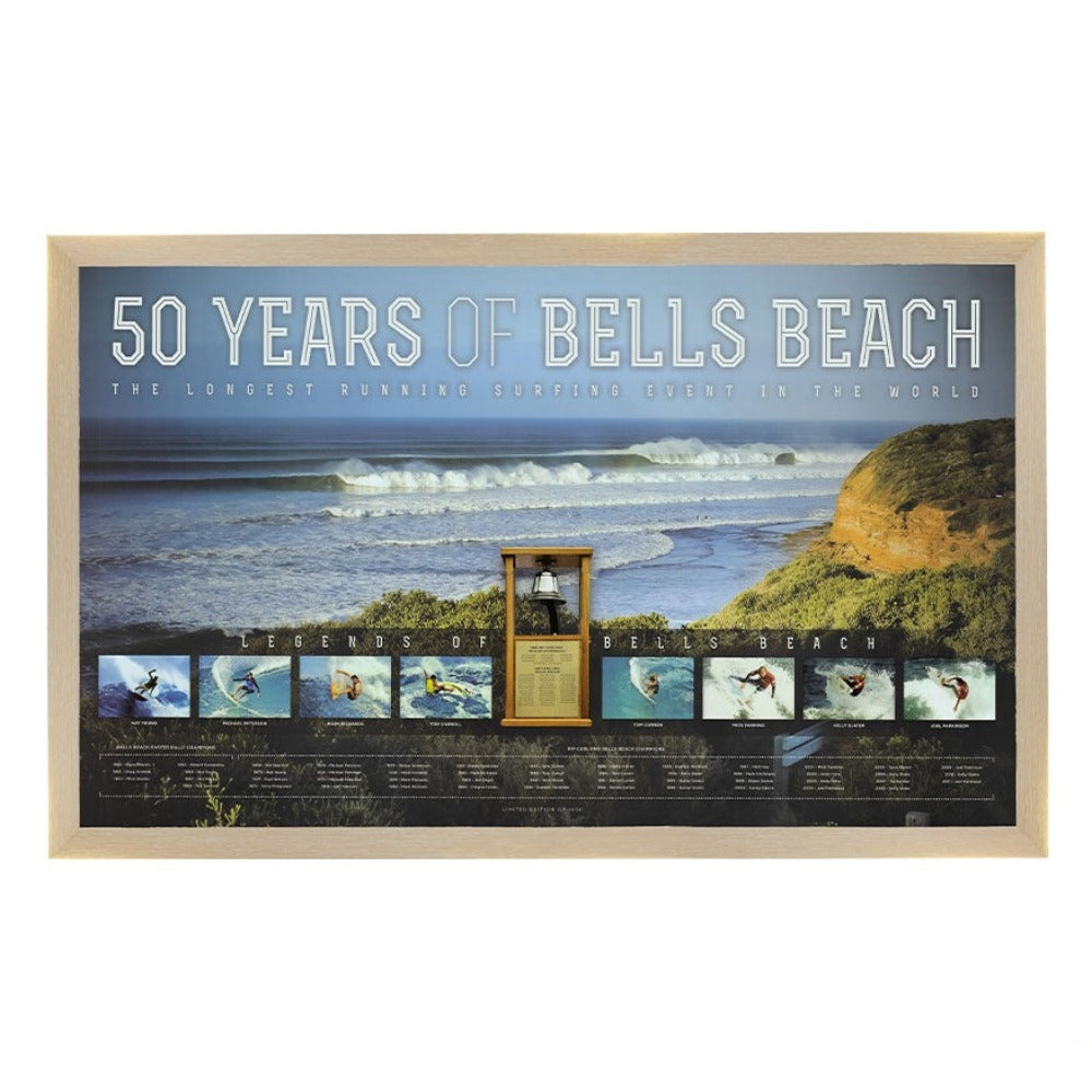 50 Years Of Bells Beach Framed